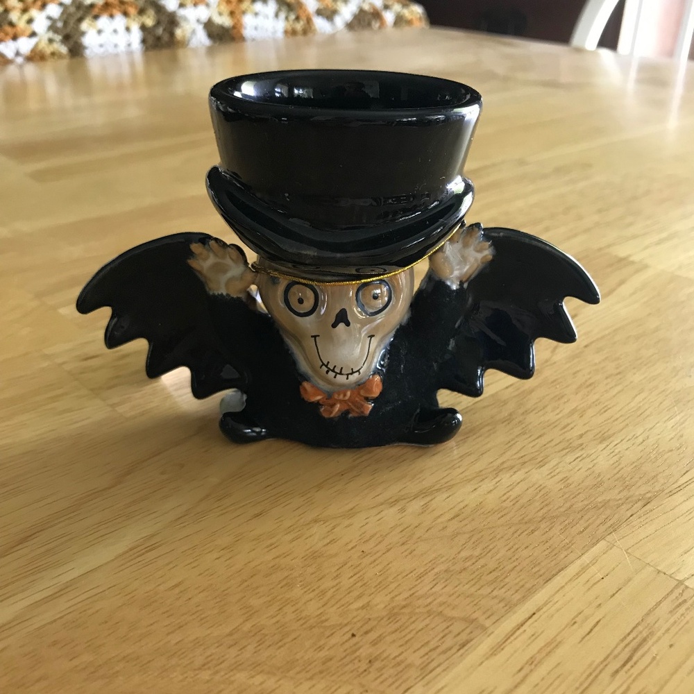 Boney Bunch Bat Tea Light Holder